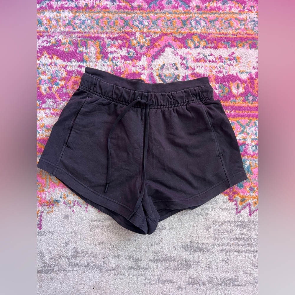 lululemon athletica Black Women's Athletic Drawstring Shorts